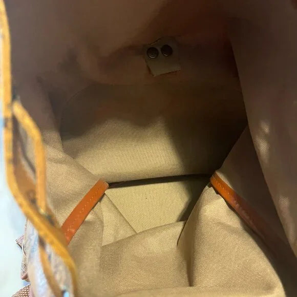 MCM Vintage Cognac Visetos Backpack + COA - Picture 15 of 16